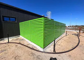 Fabricated Louvres Powder Coating 05