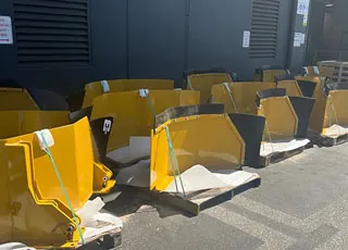 Platforms and Guards Powder Coating 07